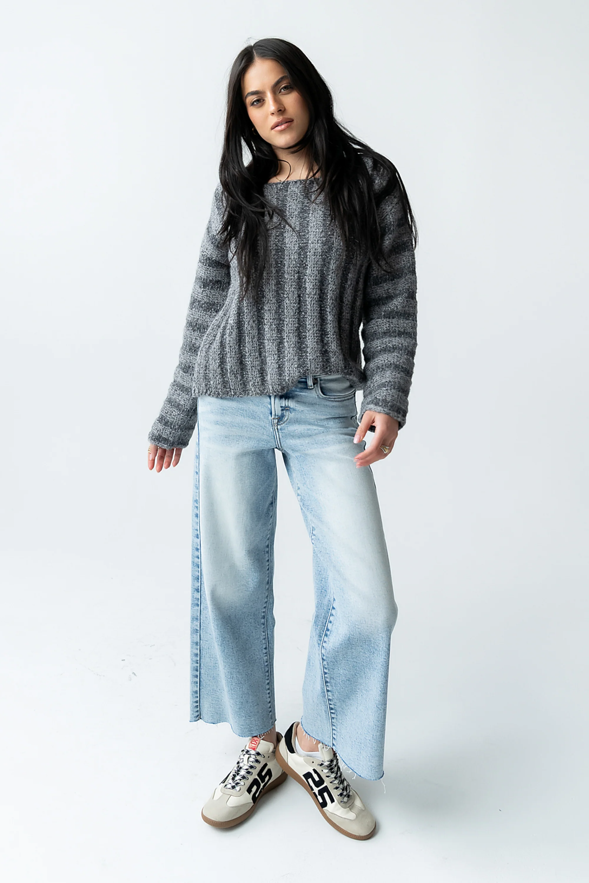 Colette Wide Leg Jeans in Light Wash - Image 3