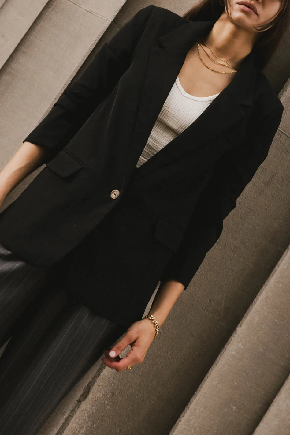 Crystal Blazer in Black - FINAL SALE - Image 8