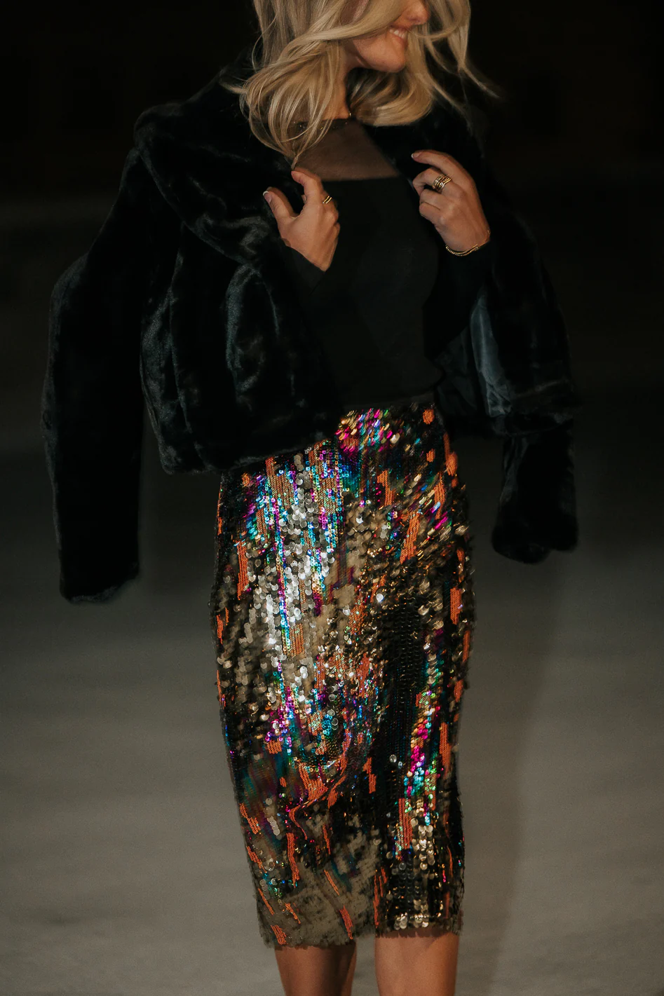 Layla Sequin Skirt - FINAL SALE - Image 4