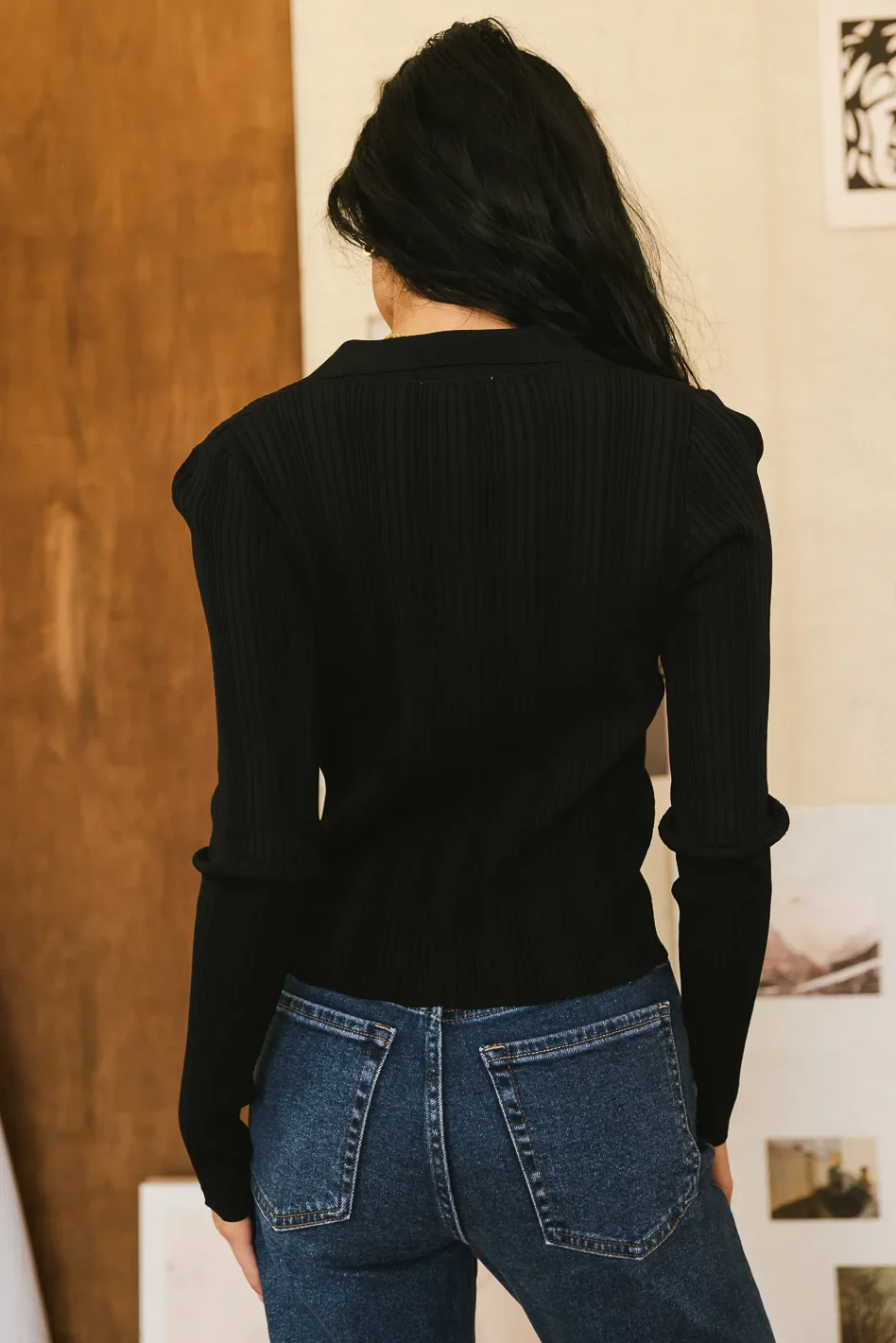 Lucia Cardigan in Black - Image 5
