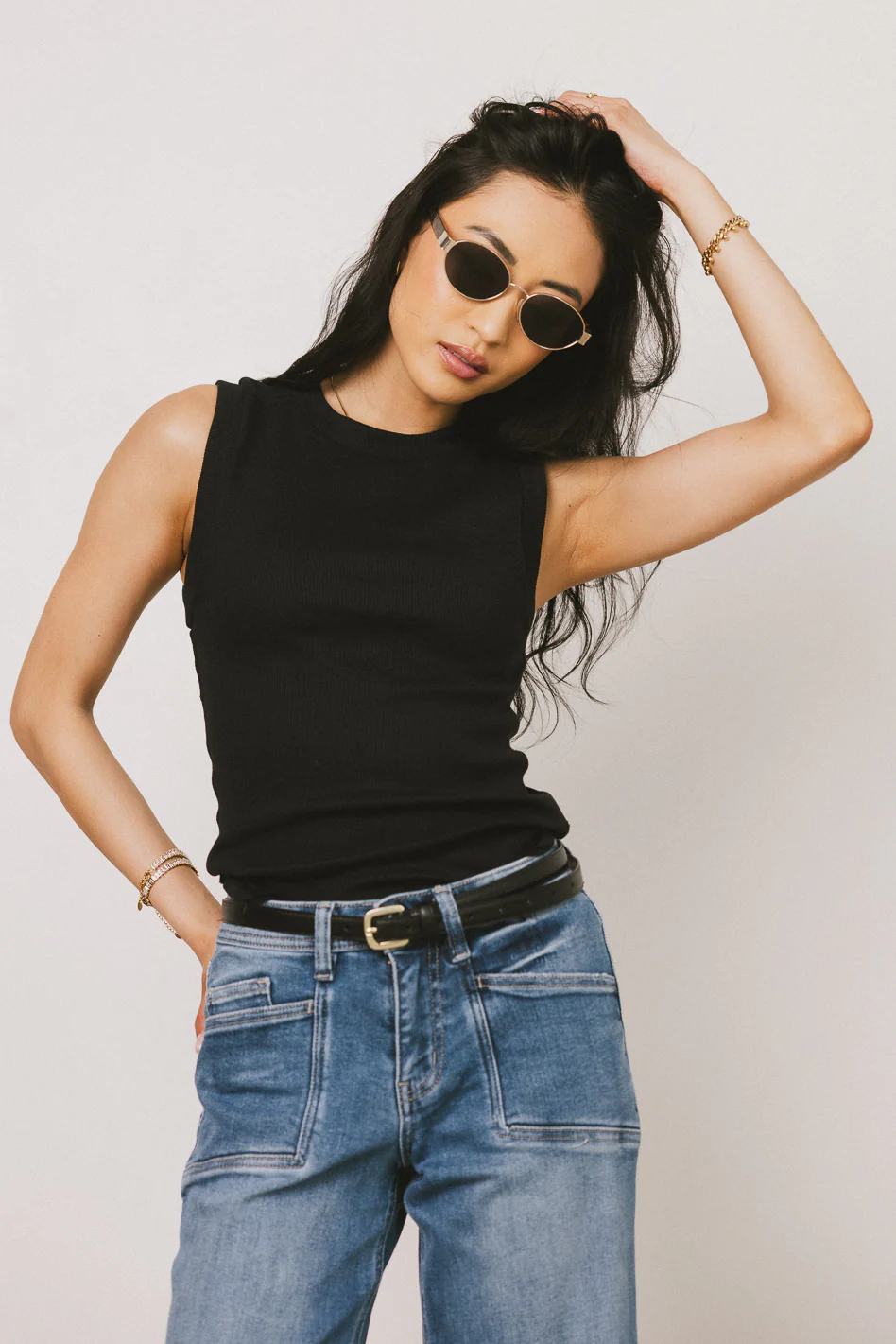 Ruby Tank in Black - FINAL SALE - Image 11