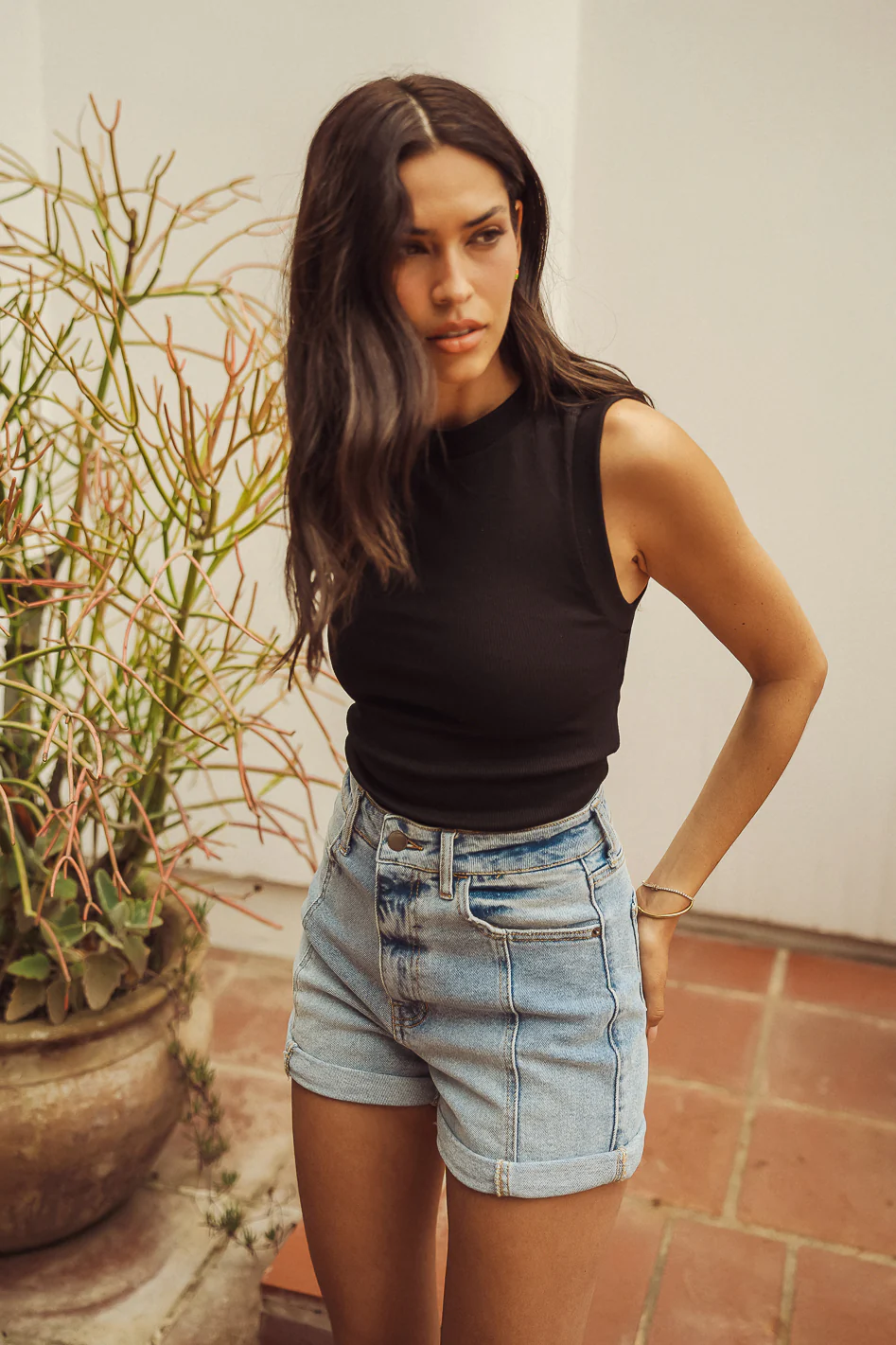 Ruby Tank in Black - FINAL SALE - Image 7