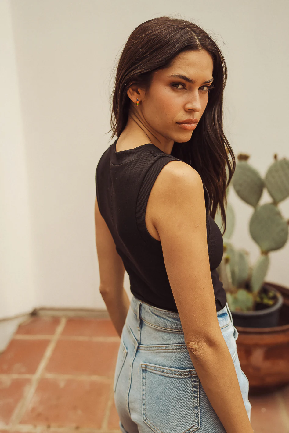 Ruby Tank in Black - FINAL SALE - Image 9