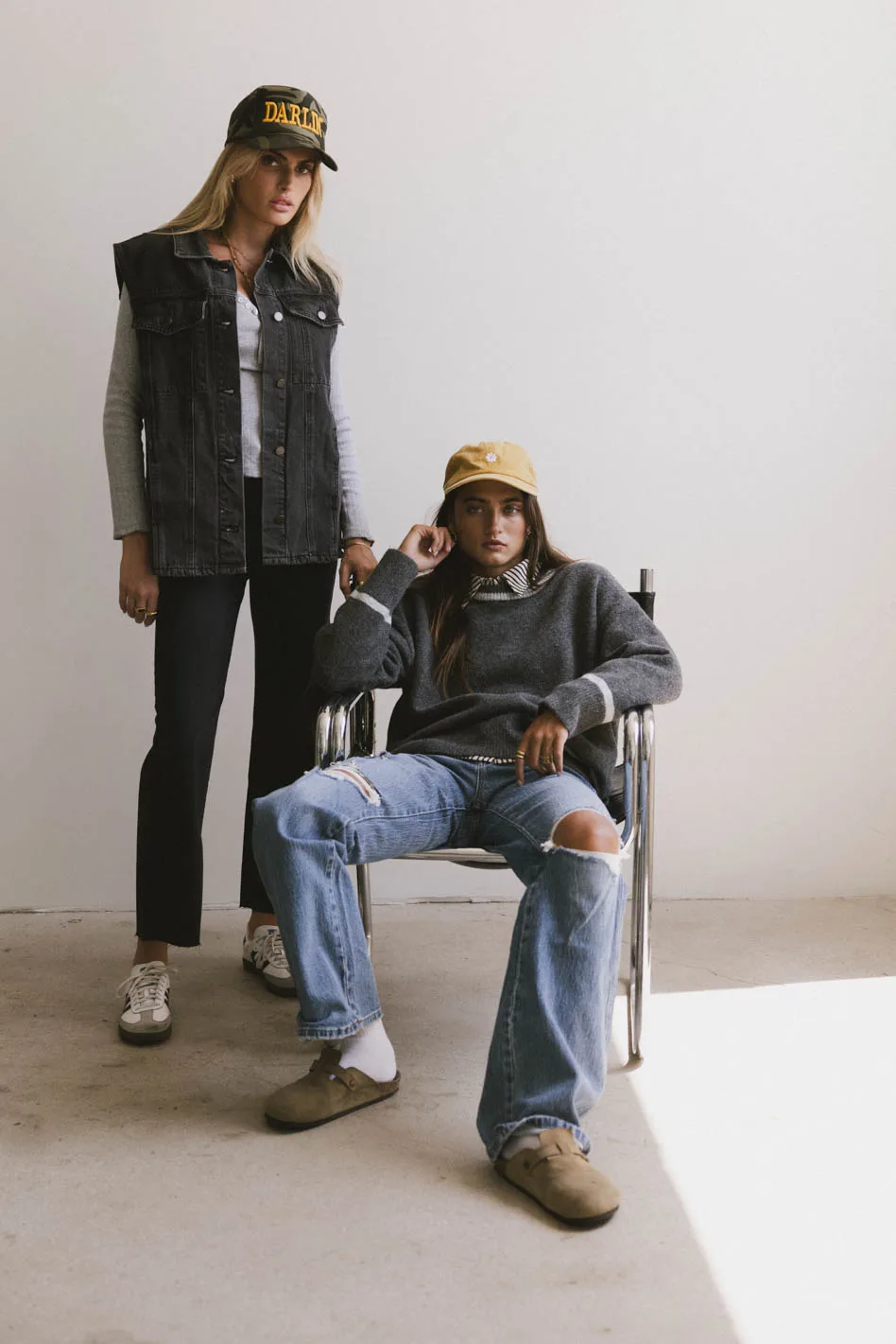 Taylor Denim Vest in Black - FINAL SALE - Image 5